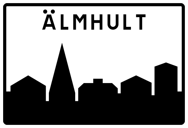 Ortsschild Älmhult