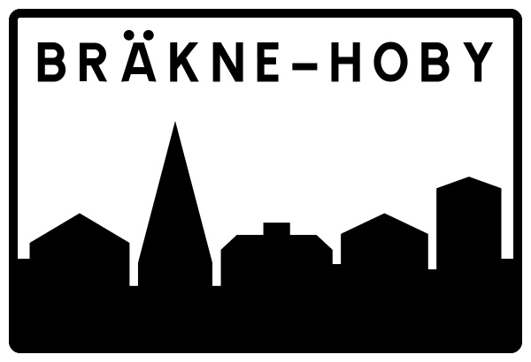 Ortsschild Bräkne-Hoby