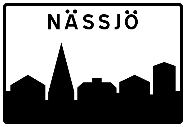 Ortsschild Nässjö