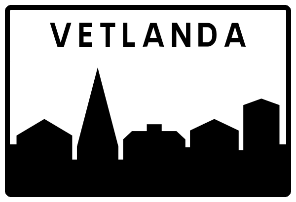 Ortsschild Vetlanda