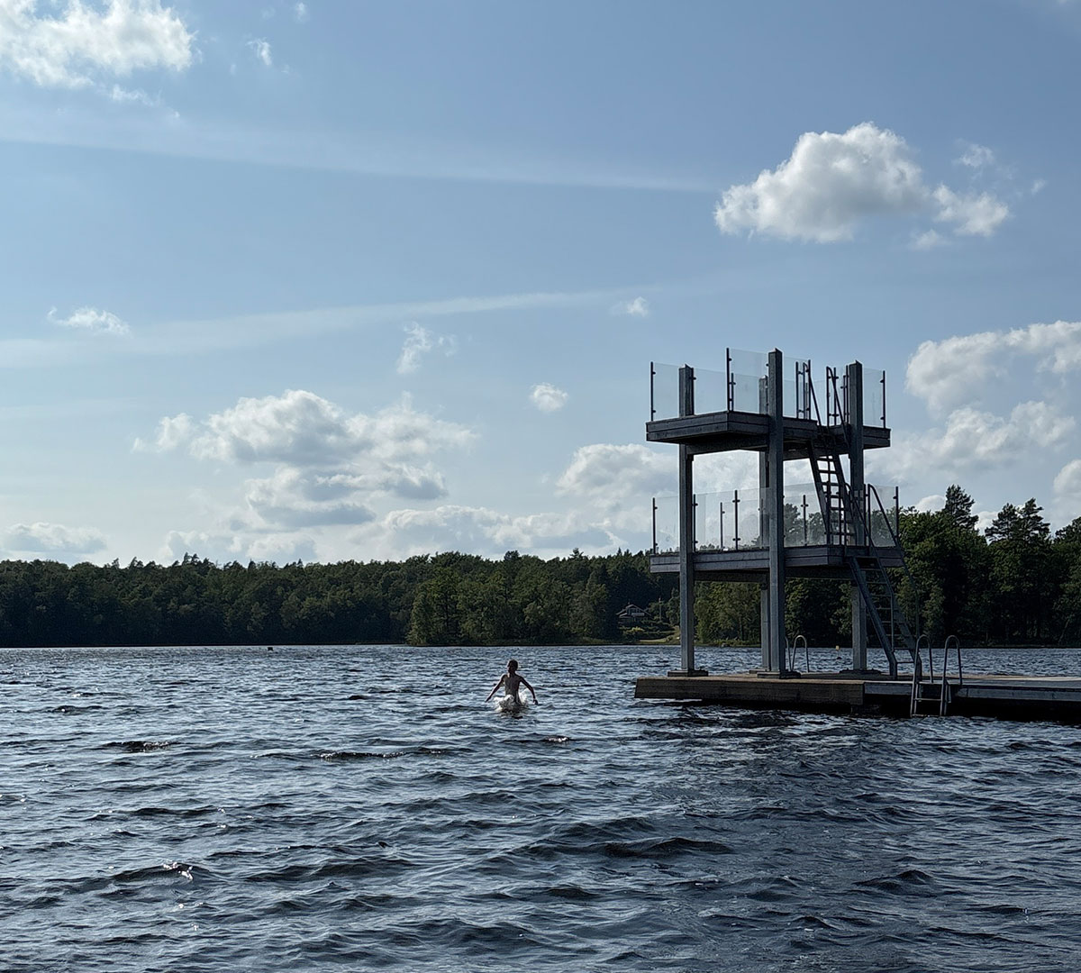 Badeseen in Småland