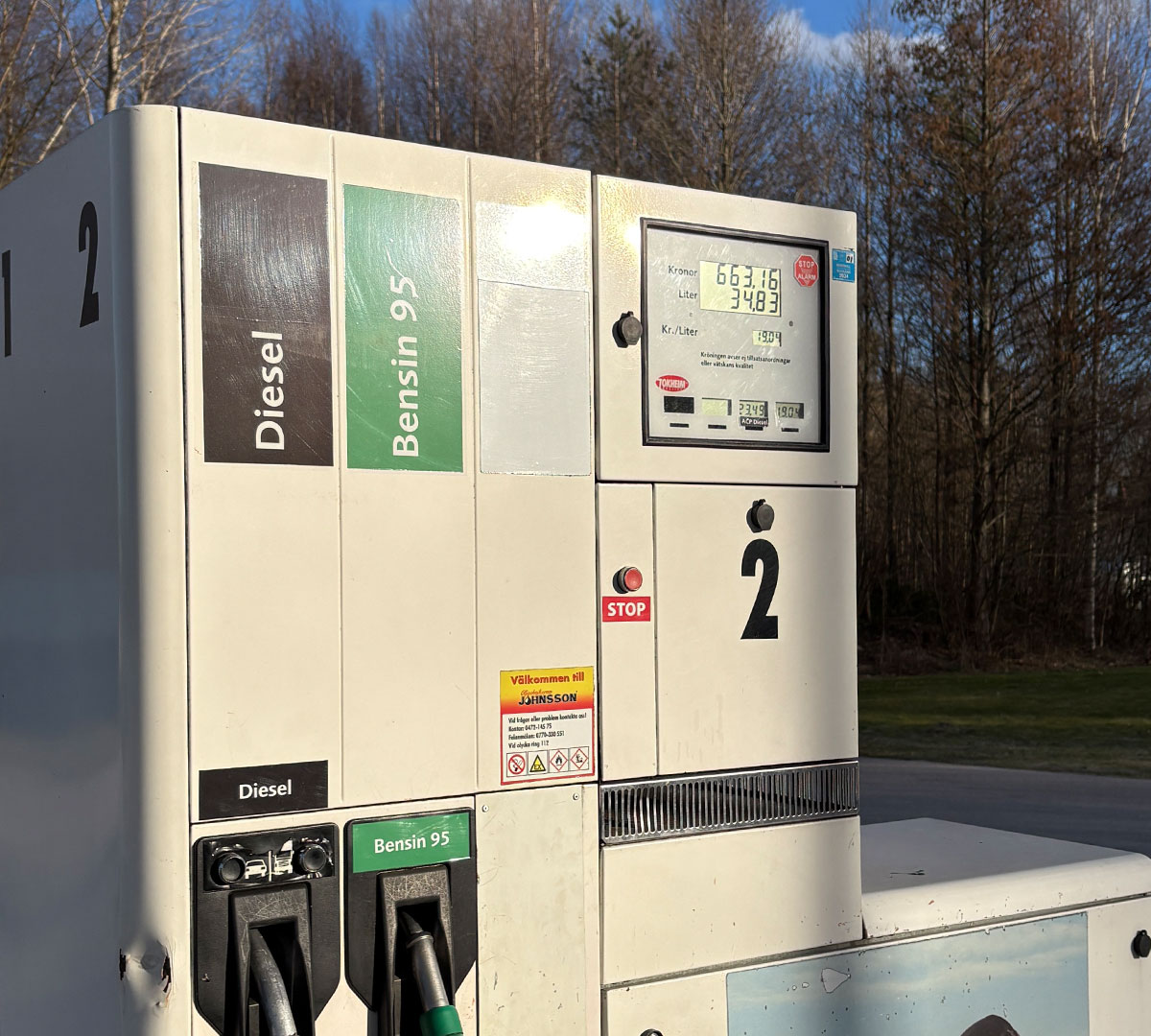 Spritpreise in Schweden